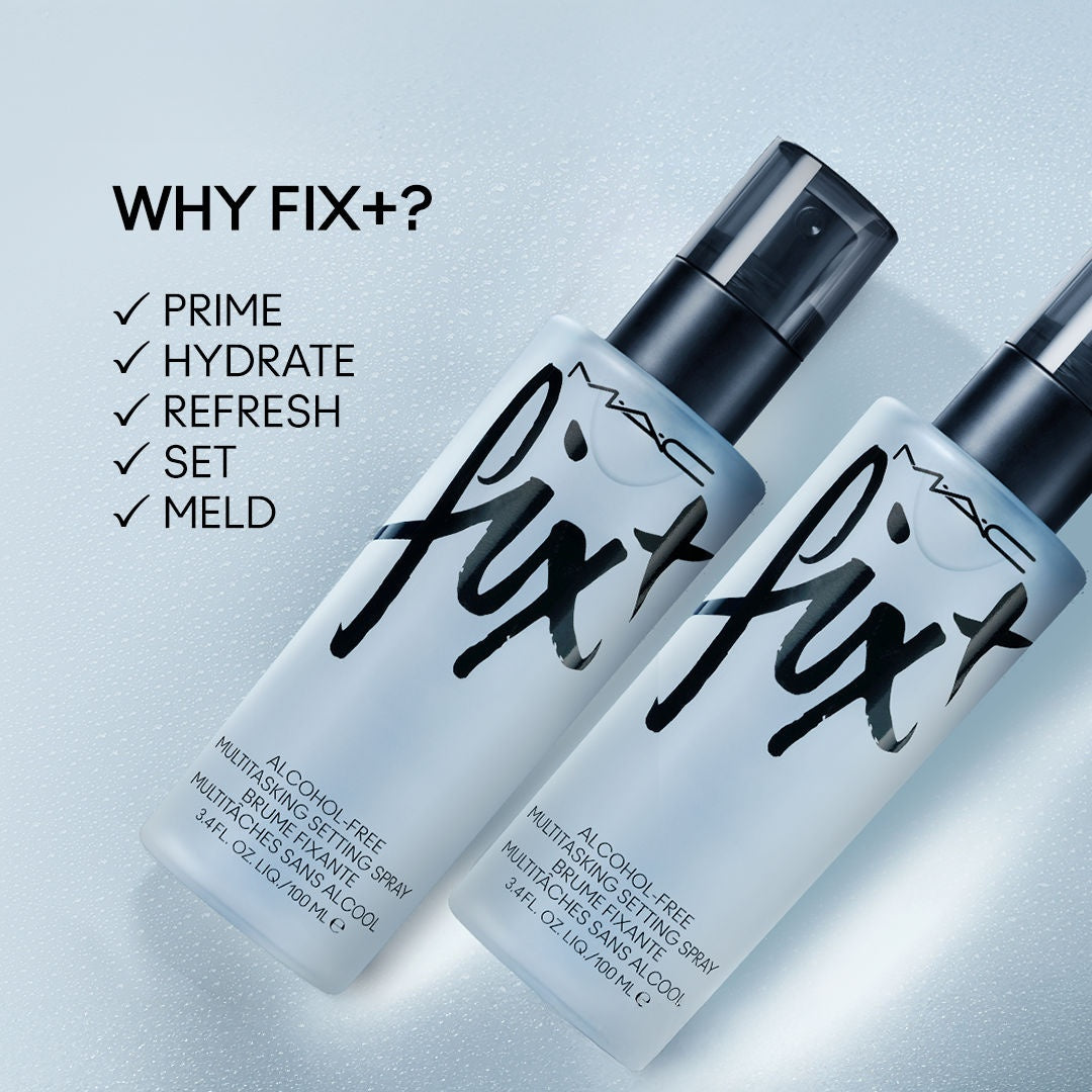 M.A.C Prep + Prime Fix+ (Alcohol Free) Setting Spray - Original (Makeup Fixer) With Green Tea (30ml)