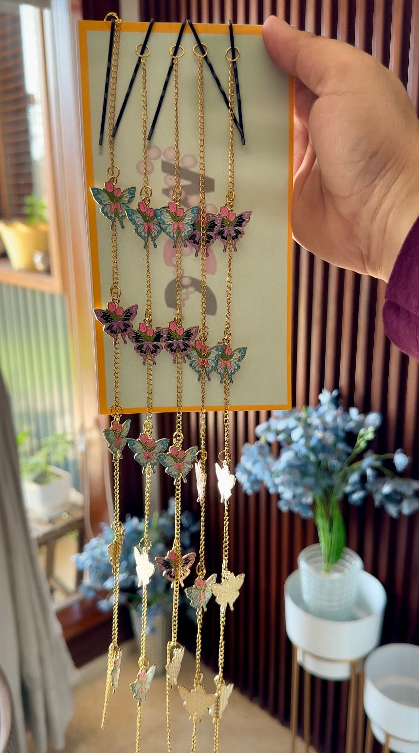 Charm Hair Accessories Colorfull Butterfly.