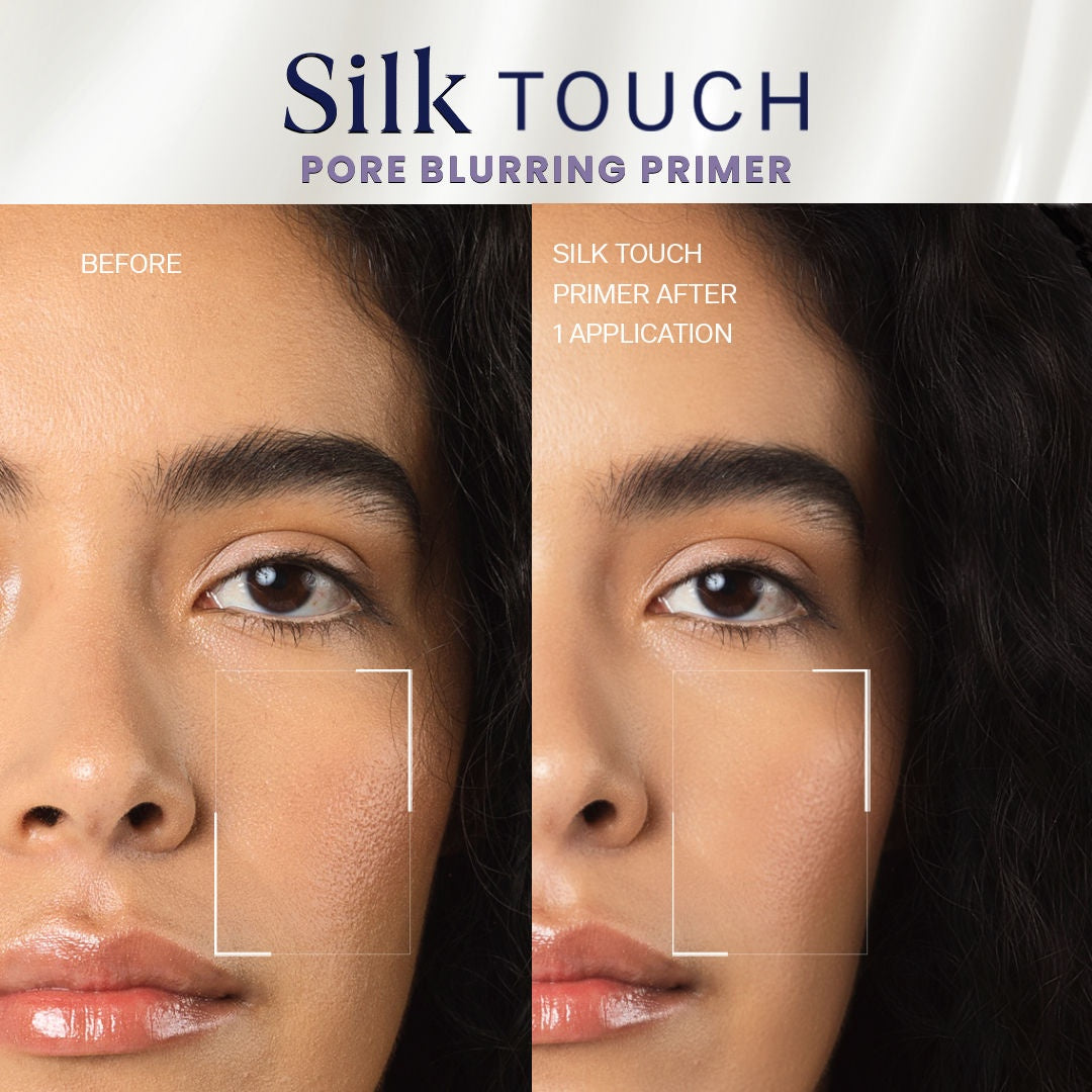 Flicka Silk Touch 3-In-1 Moisturizer Primer And Sun Care Dermatologically Tested And Minimize Pores (60g)