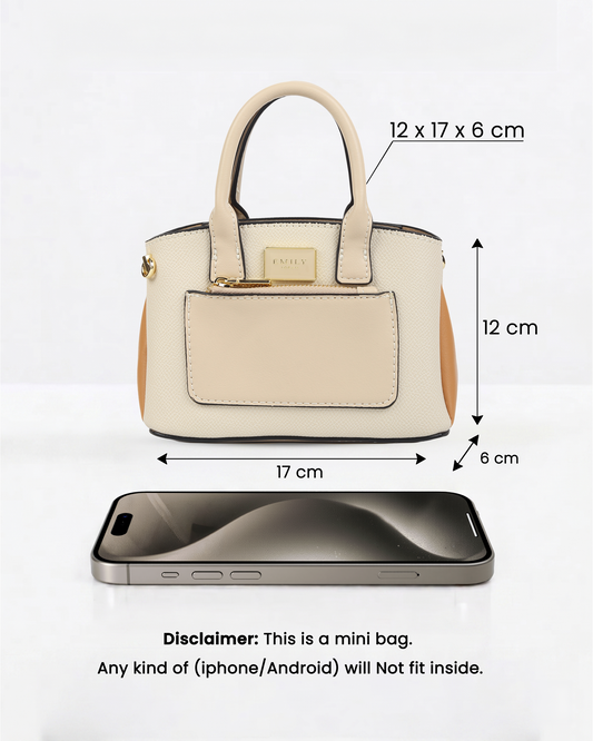 Roselle Mini Bag- Cream