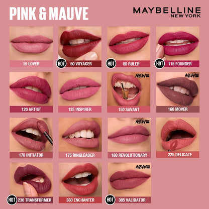 Maybelline New York Super Stay Matte Ink Liquid Lipstick, Lasts Up to 16 Hours