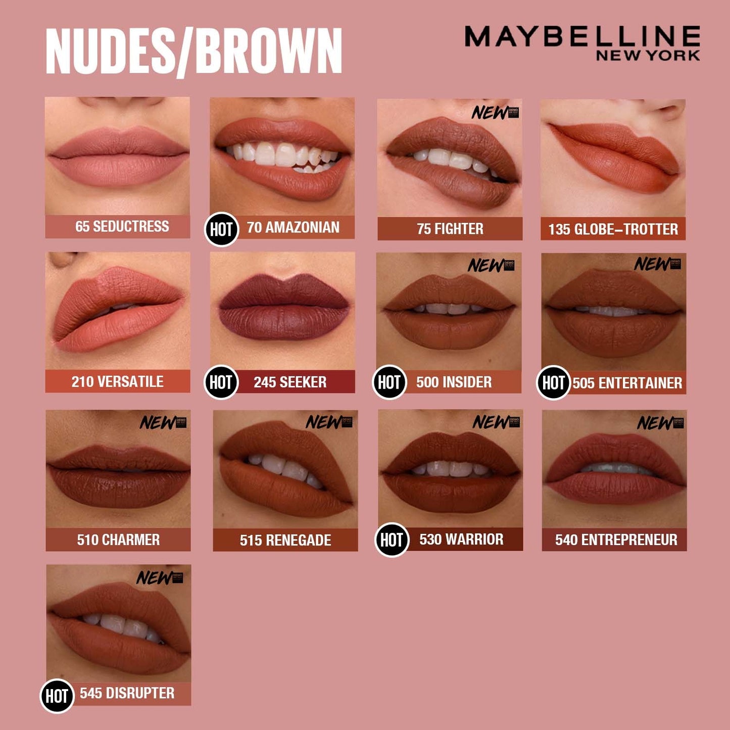 Maybelline New York Super Stay Matte Ink Liquid Lipstick, Lasts Up to 16 Hours