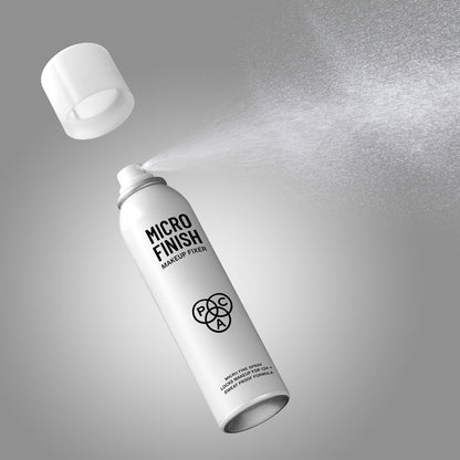 PAC Micro Finish Makeup Fixer Spray - Quick Drying Microfine Mist, Longlasting Sweatproof Formula (120ml)