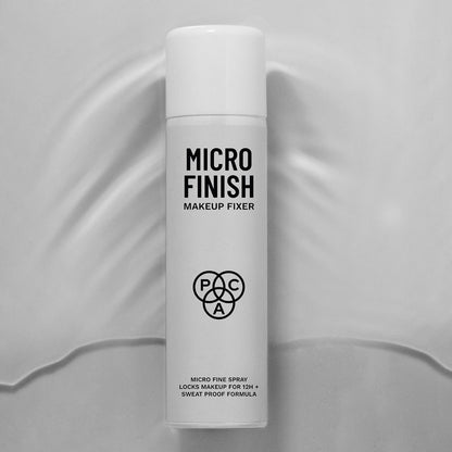 PAC Micro Finish Makeup Fixer Spray - Quick Drying Microfine Mist, Longlasting Sweatproof Formula (120ml)