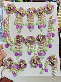 Pista Purple Resin Jewellery