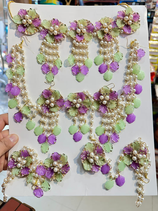 Pista Purple Resin Jewellery