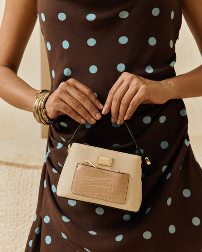Blaire Mini Bag- Beige