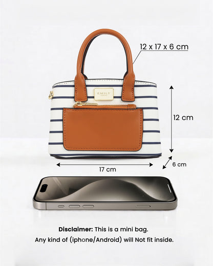 Roselle Mini Bag- Stripes