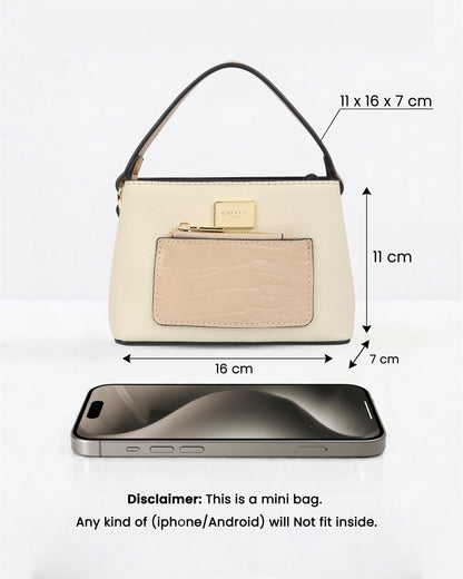 Blaire Mini Bag- Beige