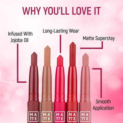 Daily Life Forever52 Stellar Matte Lipstick Made In Germany.  (1.4g)