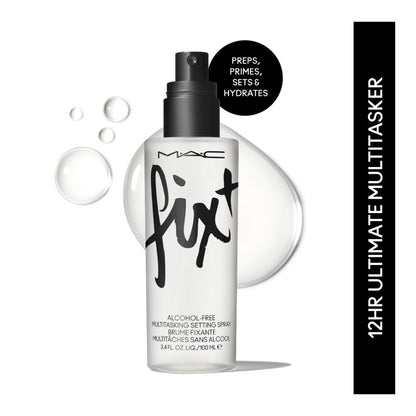 M.A.C Prep + Prime Fix+ (Alcohol Free) Setting Spray - Original (Makeup Fixer) With Green Tea (100ml)