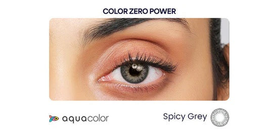 Aquacolor Daily Disposable Colored Lenses with 0 Power. (10 Lens/Box)