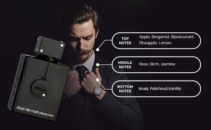 Armaf Club De Nuit Intense Man Eau De Toilette (EDT) 105ML - Bold & Provocative Masculine Fragrance for Men