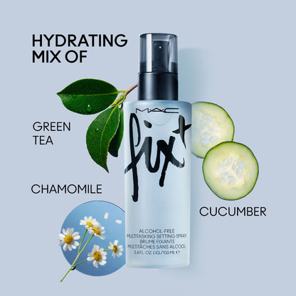 M.A.C Prep + Prime Fix+ (Alcohol Free) Setting Spray - Original (Makeup Fixer) With Green Tea (100ml)