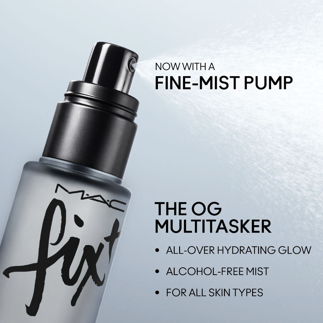 M.A.C Prep + Prime Fix+ (Alcohol Free) Setting Spray - Original (Makeup Fixer) With Green Tea (30ml)