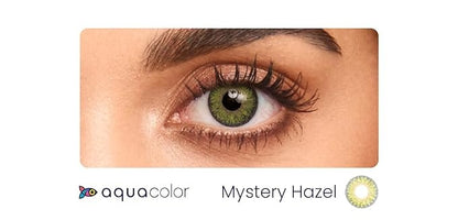 Aquacolor Daily Disposable Colored Lenses with 0 Power. (10 Lens/Box)