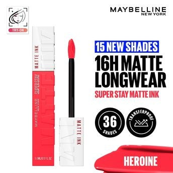 Maybelline New York Super Stay Matte Ink Liquid Lipstick, Lasts Up to 16 Hours