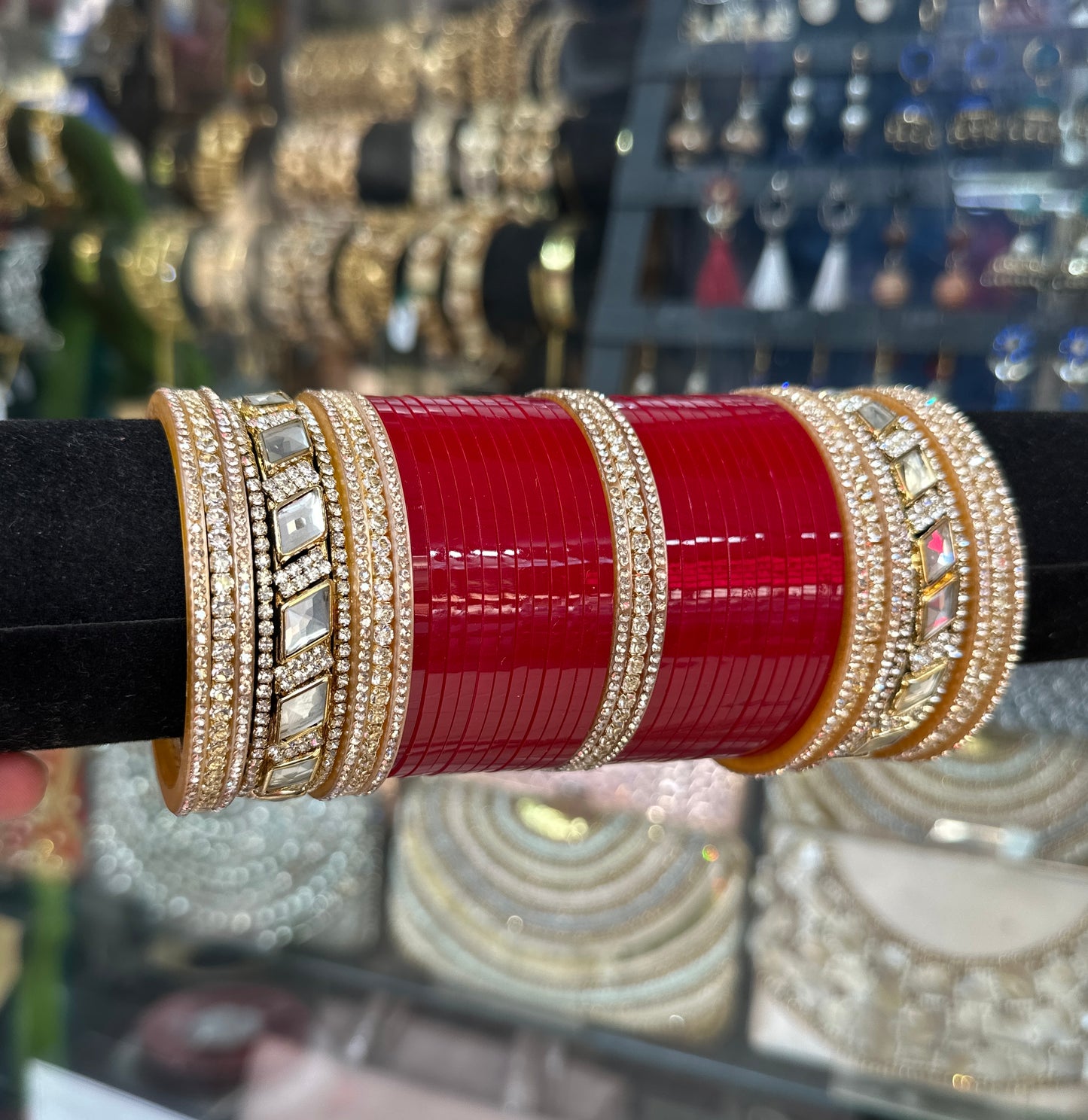 Bridal Chura Kundan AD Stone