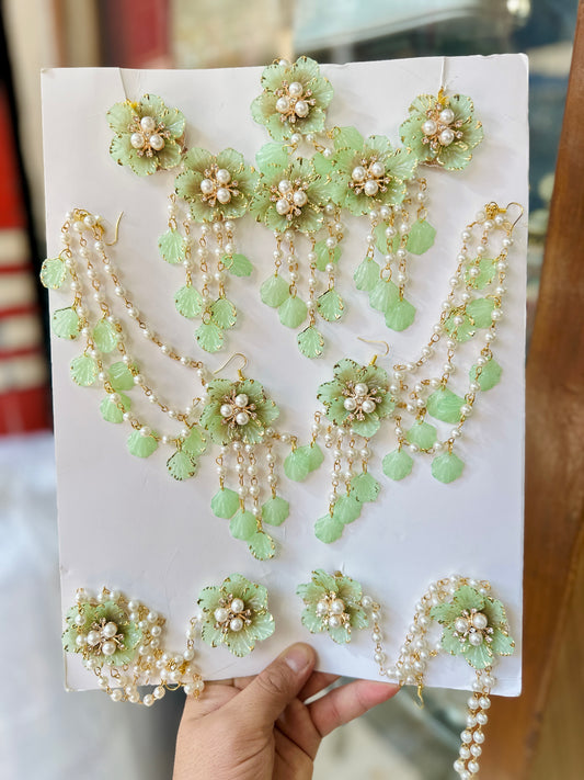 Green Resin Jewellery