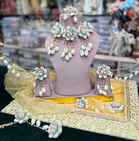 Shells Jewellery  Sky Blue and pink