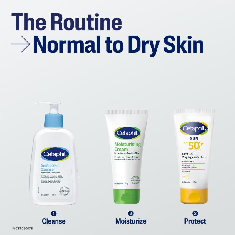 Cetaphil Moisturising Cream for dry to very dry Sensitive skin, Dermatologist Recommended