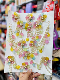 Multi Color Petal Resin Jewellery