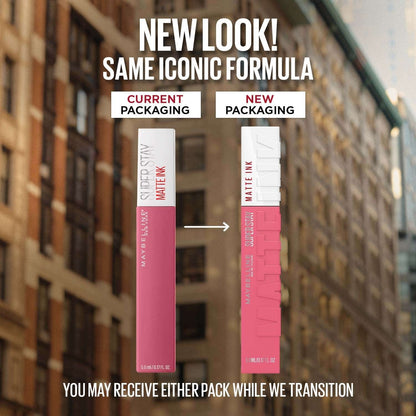 Maybelline New York Super Stay Matte Ink Liquid Lipstick, Lasts Up to 16 Hours