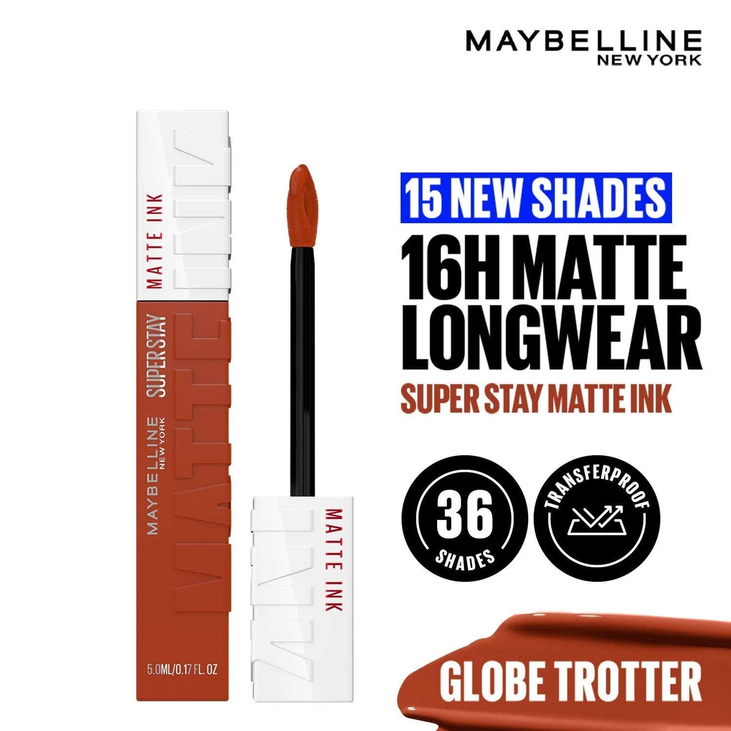 Maybelline New York Super Stay Matte Ink Liquid Lipstick, Lasts Up to 16 Hours