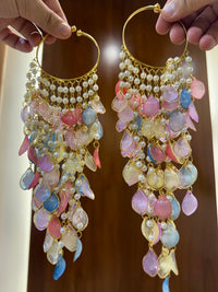 Petal Flower Bracelets Kalira Pink Ferozi Oval