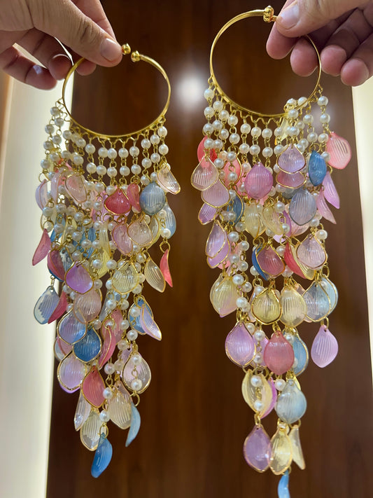Petal Flower Bracelets Kalira Pink Ferozi Oval