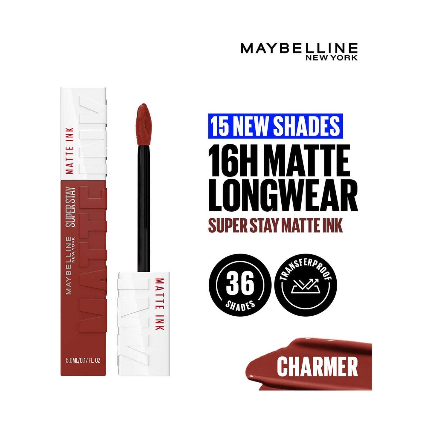 Maybelline New York Super Stay Matte Ink Liquid Lipstick, Lasts Up to 16 Hours