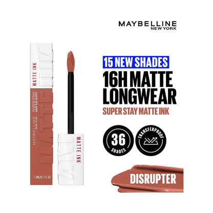 Maybelline New York Super Stay Matte Ink Liquid Lipstick, Lasts Up to 16 Hours