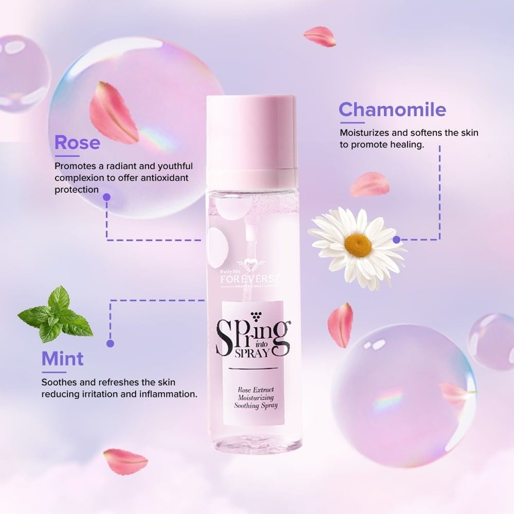 Daily Life Forever52 Rose Extract Moisturizing Soothing Spray (110ml)