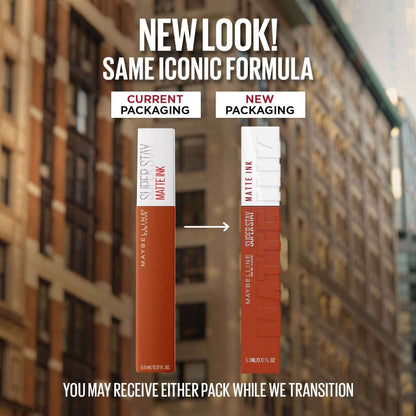 Maybelline New York Super Stay Matte Ink Liquid Lipstick, Lasts Up to 16 Hours