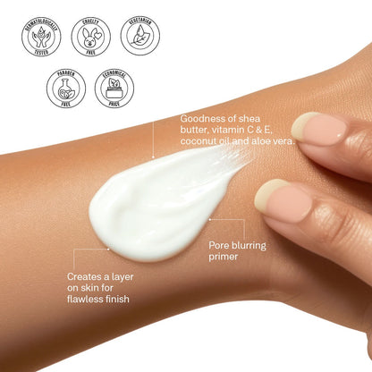 Flicka Silk Touch 3-In-1 Moisturizer Primer And Sun Care Dermatologically Tested And Minimize Pores (60g)