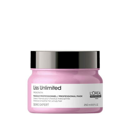 L'Oréal Professionnel Liss Unlimited Mask, Upto 96 hours of frizz control, With Pro-Keratin (250gm)