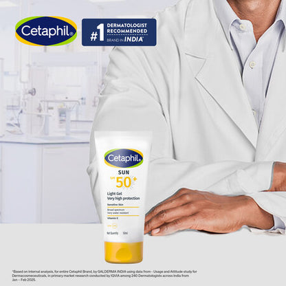 Cetaphil
Sun SPF 50+ Light Gel Very High Protection Mineral Base for All Skin Types, Sensitive Skin
(50ml)