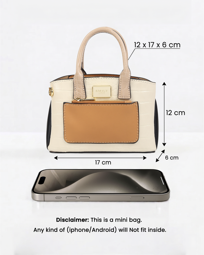 Roselle Mini Bag-Beige